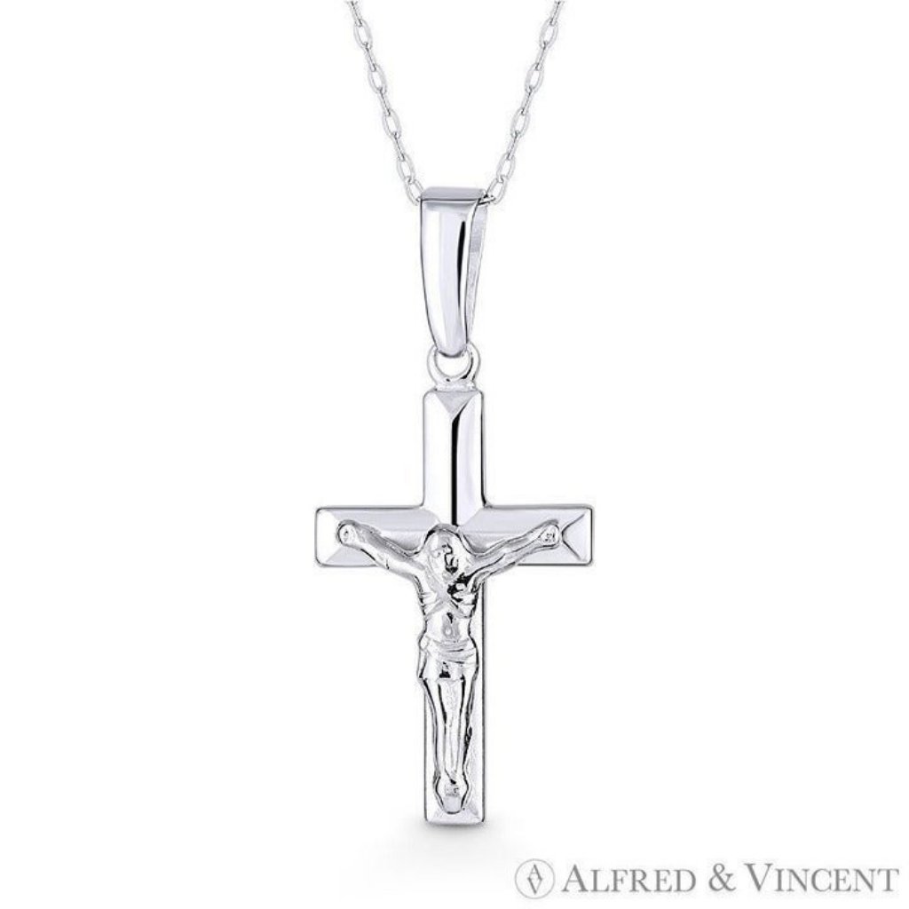 Jesus Christ Cross In 925 Sterling Silver Pendant 29$